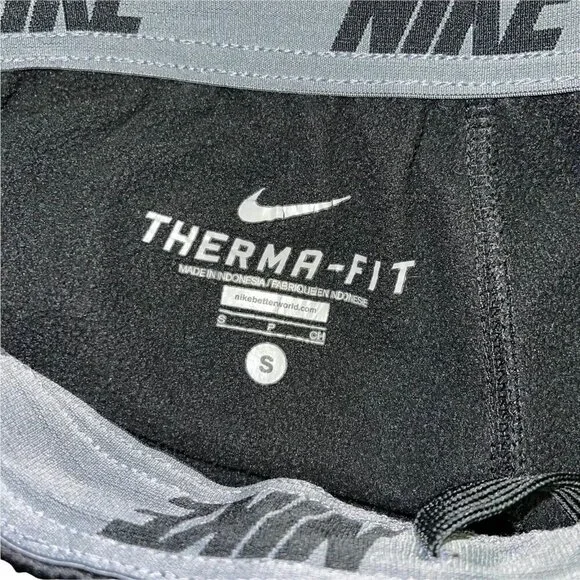 Nike Michigan LaCrosse LAX Men's Size Small Therma-Fit Black Pull On Sweatpants - Picture 8 of 11
